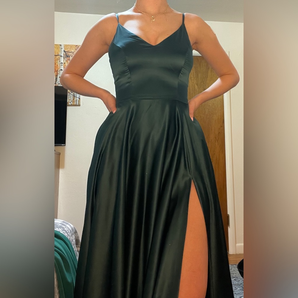 Dark Green Prom Dress